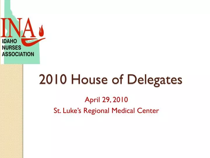 2010 house of delegates