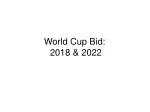 World Cup Bid: 2018 &amp; 2022