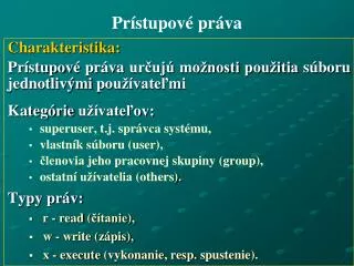 pr stupov pr va