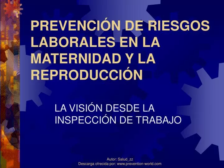 prevenci n de riesgos laborales en la maternidad y la reproducci n