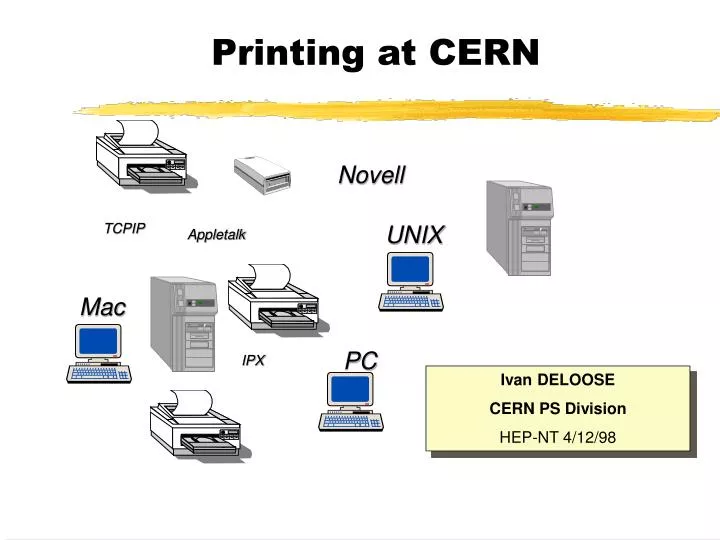 printing at cern