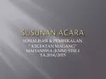 SUSUNAN ACARA - slide 1