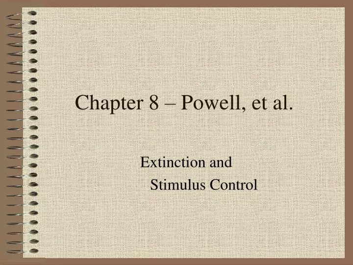 chapter 8 powell et al
