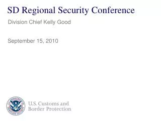 SD Regional Security Conference