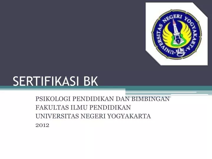 sertifikasi bk