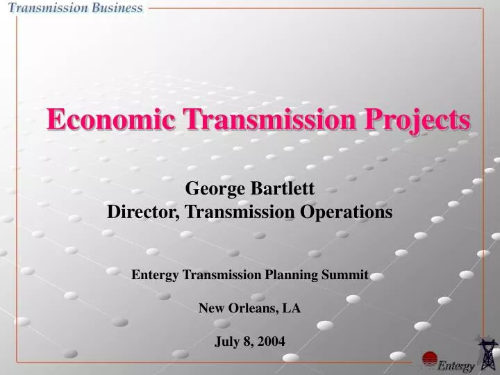 economic transmission projects