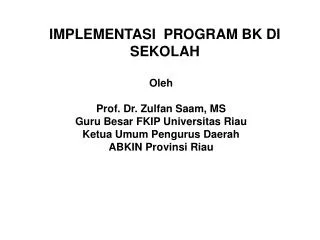 implementasi program bk di sekolah