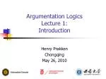 PPT - An Introduction to Argumentation PowerPoint Presentation, free ...