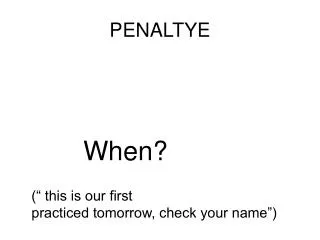 PENALTYE