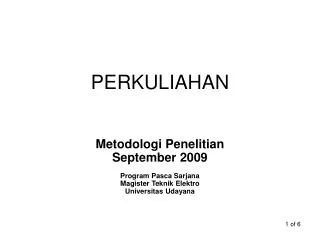 perkuliahan