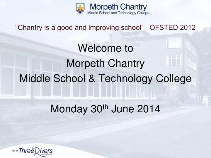 chantry is a good and improving school ofsted 2012