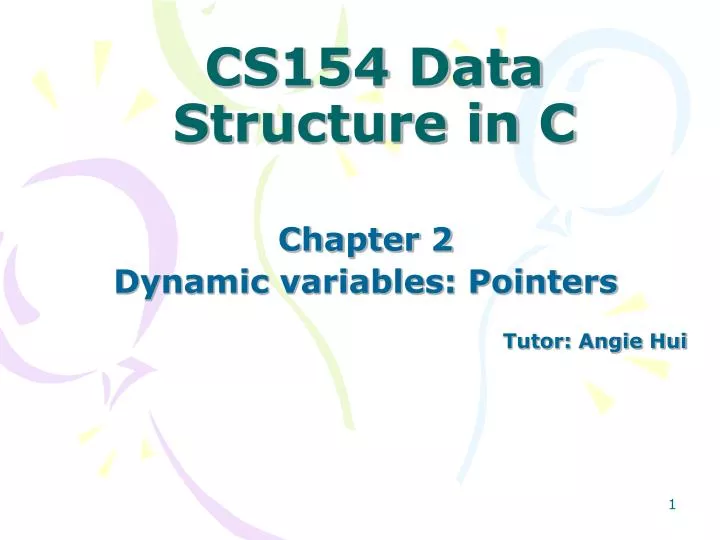 cs154 data structure in c
