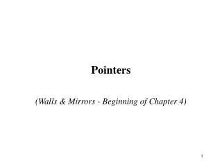 Pointers