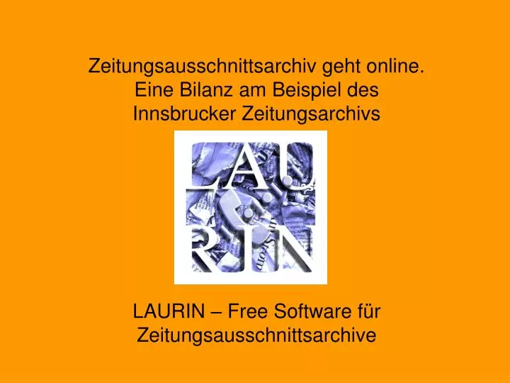 laurin free software f r zeitungsausschnittsarchive
