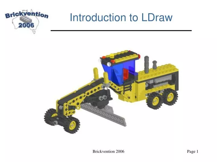 introduction to ldraw