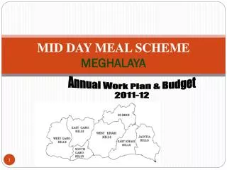 MID DAY MEAL SCHEME MEGHALAYA