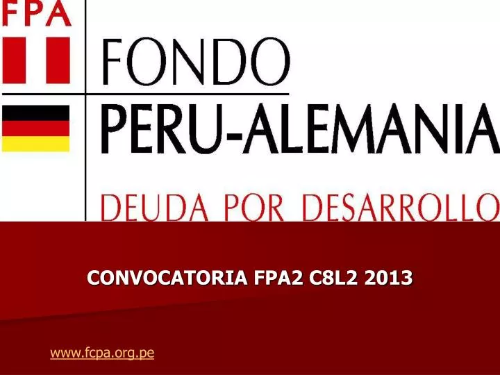 convocatoria fpa2 c8l2 2013