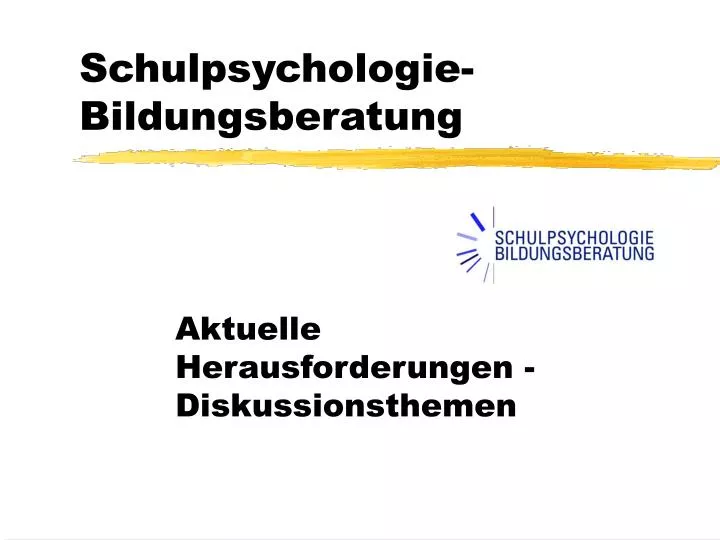 schulpsychologie bildungsberatung