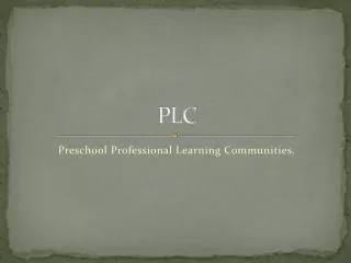 PLC