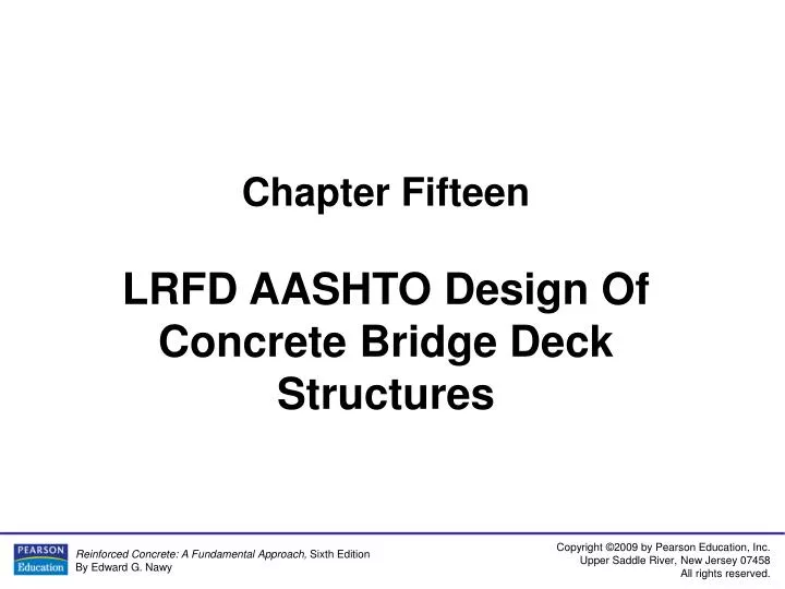 chapter fifteen lrfd aashto design of concrete bridge deck structures