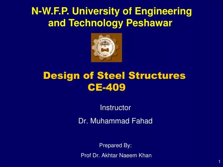 design of steel structures ce 409