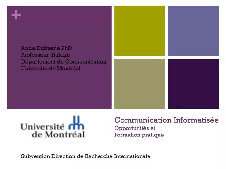 communication informatis e opportunit s et formation pratique