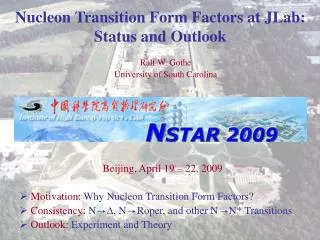 Nucleon Transition Form Factors at JLab: Status and Outlook
