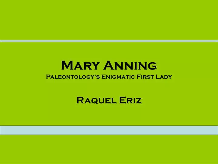 mary anning paleontology s enigmatic first lady