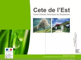 cete de l est centre d etudes techniques de l equipement