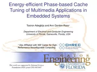 Energy-efficient Phase-based Cache Tuning of Multimedia Applications in Embedded Systems