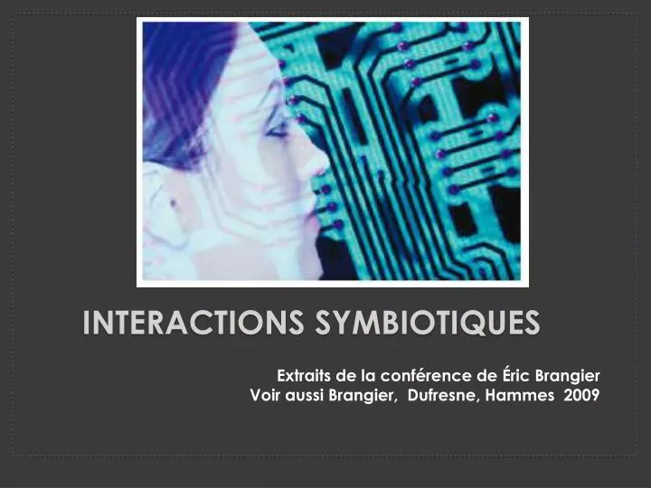 interactions symbiotiques