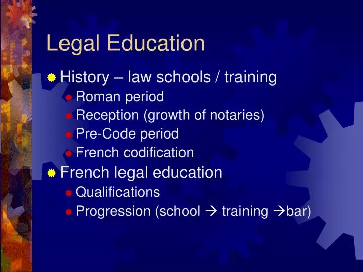 legal education