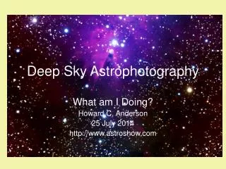 Deep Sky Astrophotography