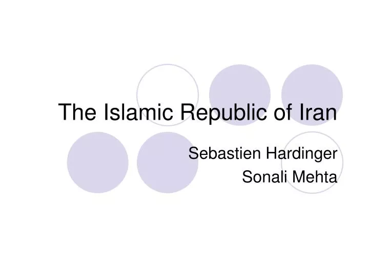 the islamic republic of iran