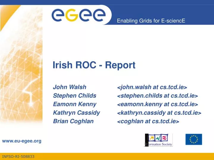 irish roc report