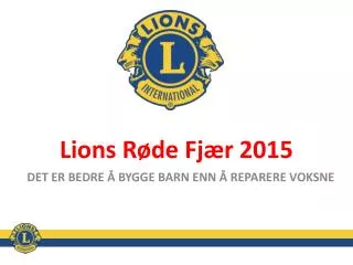 lions r de fj r 2015