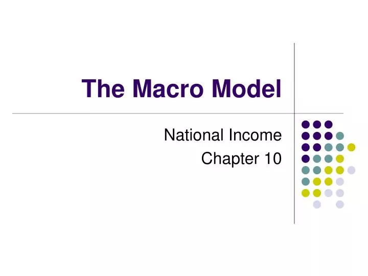 the macro model