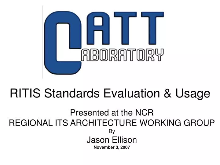 ritis standards evaluation usage