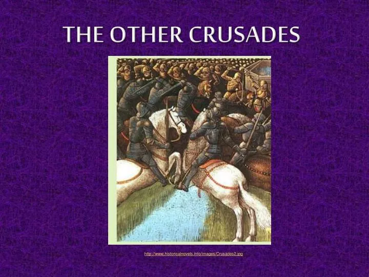 the other crusades