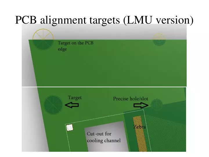 pcb alignment targets lmu version