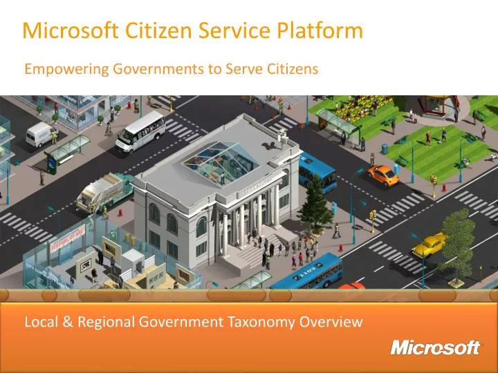 microsoft citizen service platform