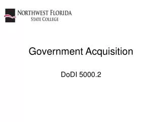 Government Acquisition