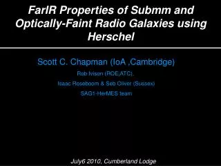 FarIR Properties of Submm and Optically-Faint Radio Galaxies using Herschel