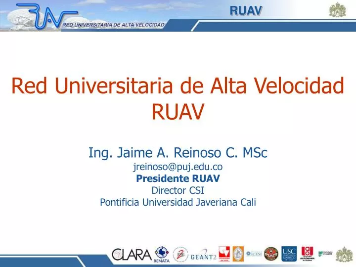 red universitaria de alta velocidad ruav