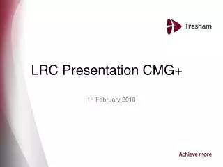 LRC Presentation CMG+