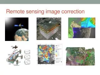 Remote sensing image correction