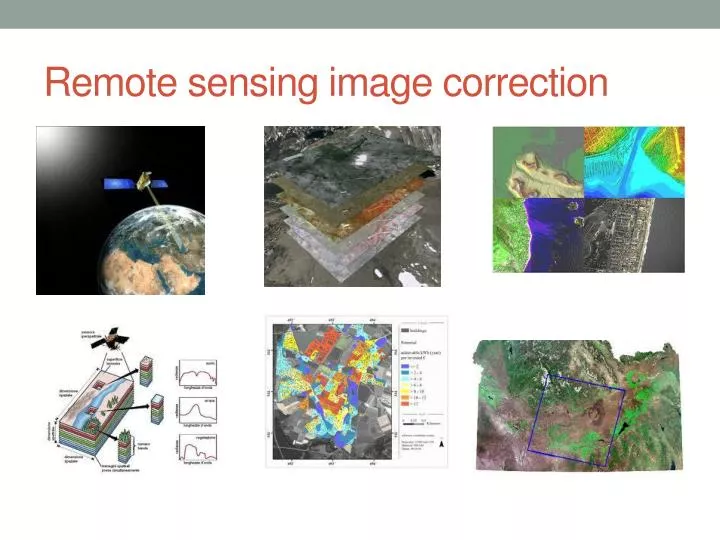 remote sensing image correction