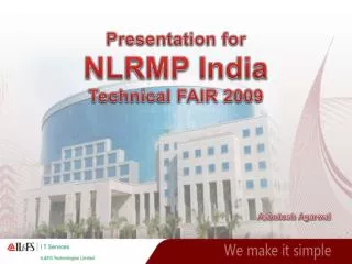 Presentation for NLRMP India Technical FAIR 2009