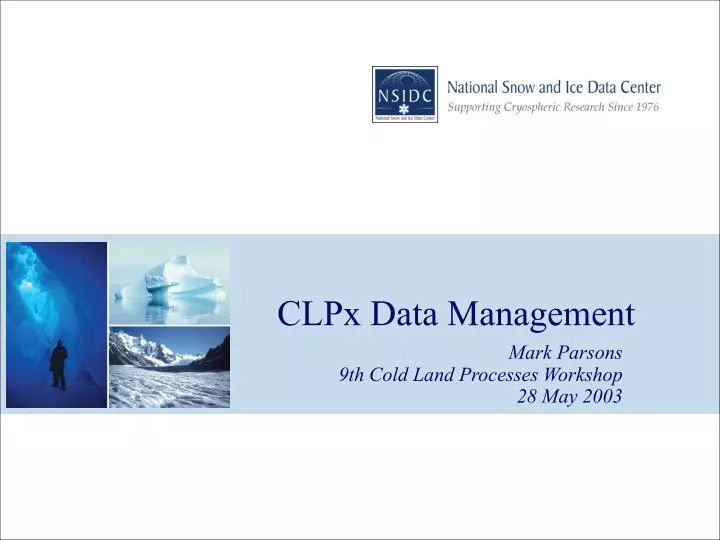 clpx data management