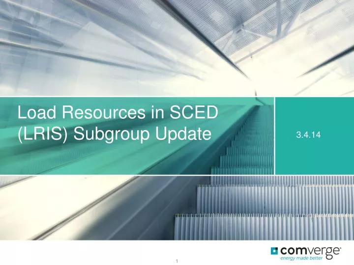 load resources in sced lris subgroup update